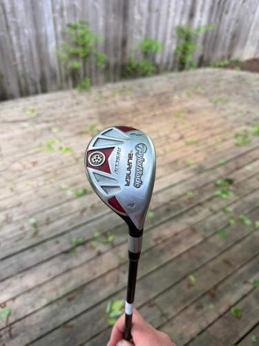 Taylormade Burner Rescue 4 Hybrid 22 REAX 65g Regular Flex 39.25 NICE