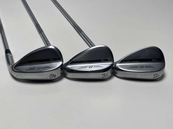Titleist Vokey SM10 Tour Chrome Wedge Set 50* 12 | 54* 10| 58* 14 SM10 Wedge RH