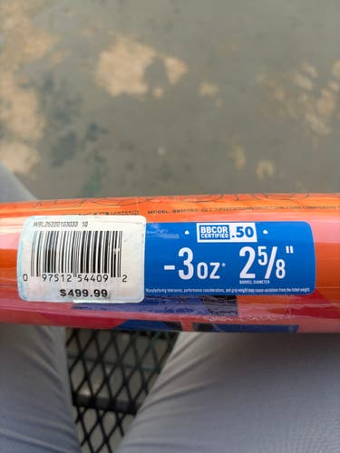 2022 Louisville Slugger BBCOR Certified Bat (-3) 30 oz 33" (New)