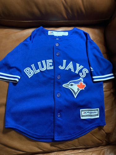 Kids Majestic Jose Bautista Jersey Toronto Blue Jay (Used)