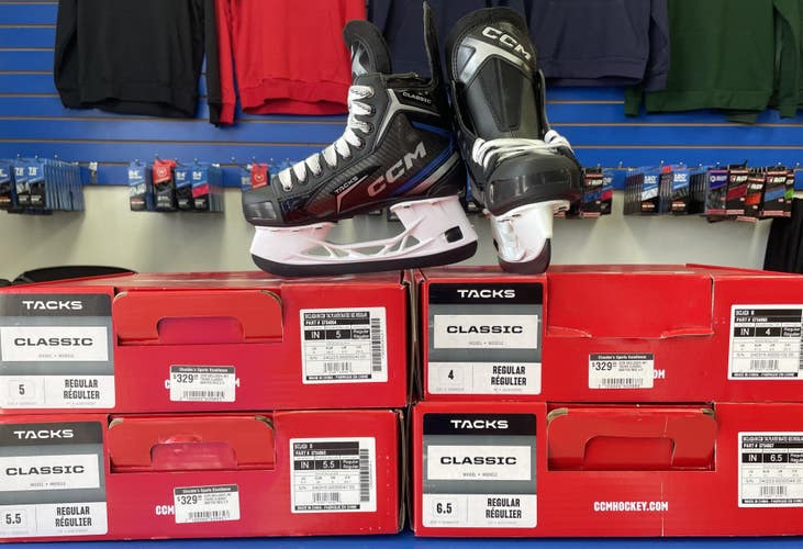NEW! CCM Tacks Classic Intermediate Hockey Skates