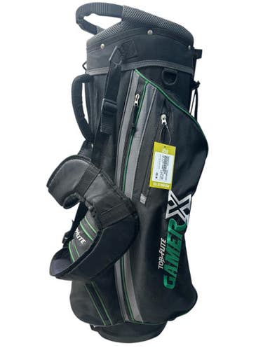Used Top Flite GAMER X Mens Stand Bag Black And Green 11835-S000207379