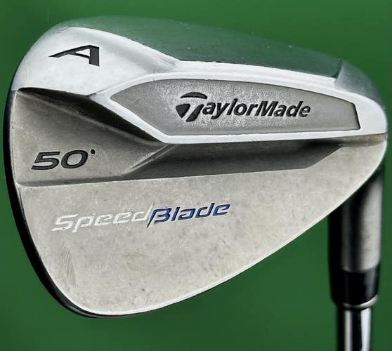 TaylorMade SpeedBlade Individual Approach AW Wedge 50* Steel Stiff Flex (+.5")