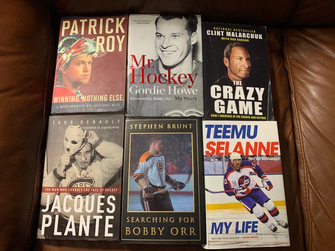 Lot of 6 Hockey Books NHL
