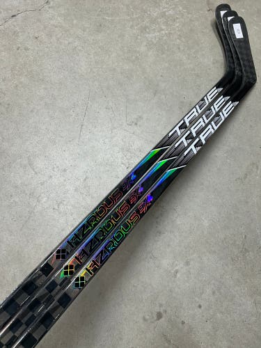 3 Pack 75 Flex Custom P28M Senior True Project X Smoke Left Hand Hockey Stick Pro Stock (New)