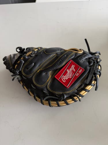 Rawlings Gold Glove Elite RH Catcher's Baseball Glove 32.5" (Used)
