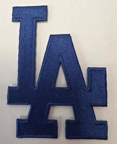Los Angeles Dodgers Iron On Embroidered 3.5" x 2.5" Team Jersey Baseball PATCH