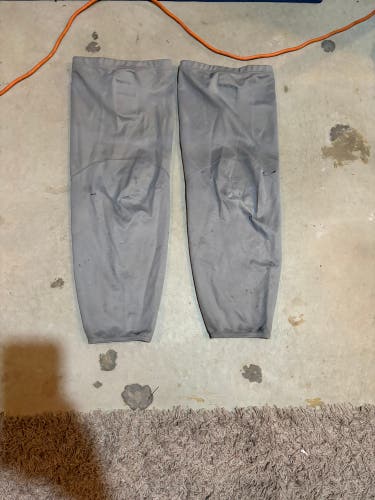 Gray hockey socks size 28”