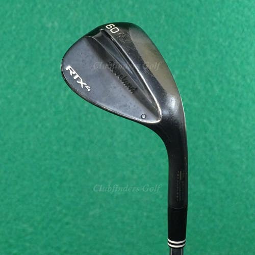 Cleveland RTX-4 Low Black Satin 60-6 60 Lob Wedge DG S400 TI Steel Stiff