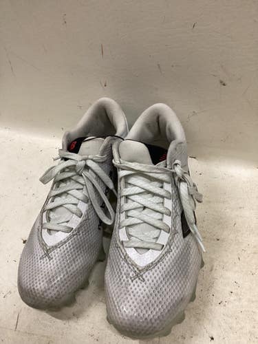 Used New Balance FREEZE LAX Cleats Mens White Senior 8 11725-S000499985