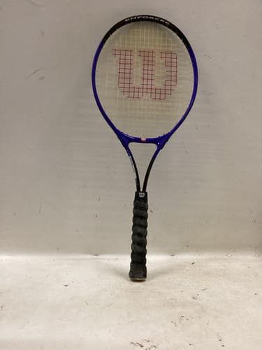 Used Wilson ENFORCER Adult Tennis Racquet Royal Blue 4 1/2" 11725-S000500090