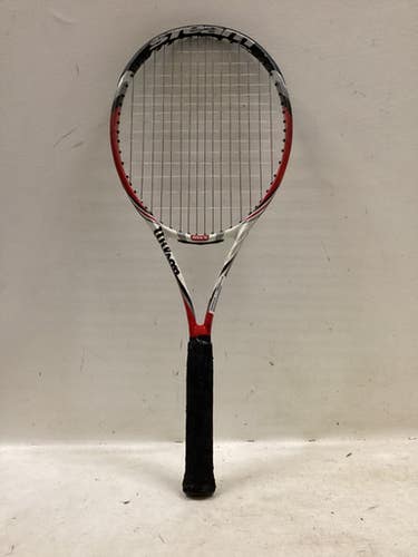 Used Wilson BLX STEAM 105 S Adult Tennis Racquet Red 4 1/2" 11725-S000500120