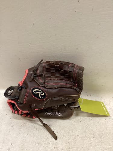 Used Rawlings FP11T RH Throw Fastpitch Gloves Brown 11" 11725-S000498912
