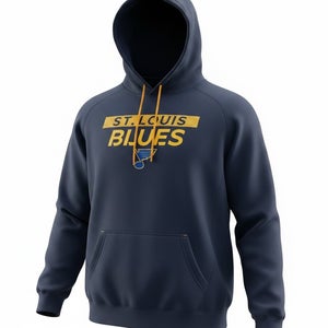Fanatics Authentic Pro St Louis Blues Navy Blue Hoodie (New) 30484
