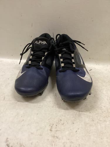 Used Nike ALPHA MENACE 4 PRO Adult FB Cleats Navy Blue Senior 11.5 11725-S000499248