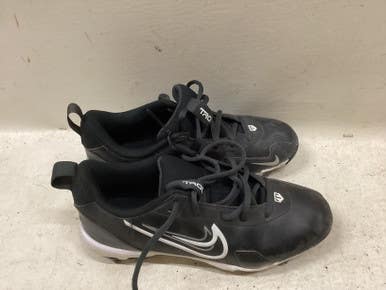 Used Nike TROUT BB CLEATS BB/SB Cleats Black Junior 04.5 11725-S000499276