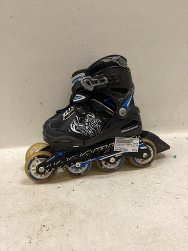 Used Bladerunner PHOENIX 1-4 Junior Rec Fitness Skates Royal Blue Adjustable 11725-S000500270