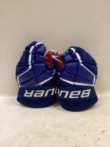 Used Bauer 3X Intermediate Gloves Navy Blue 12" 11725-S000500274