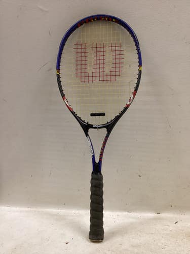 Used Wilson COURT ZONE Adult Tennis Racquet Royal Blue 4 1/2" 11725-S000500342