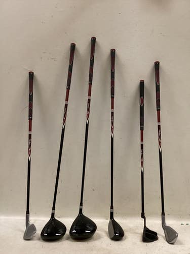 Used Walter Hagen JR SERIES II Jr Package Set LH Black And Red 7 Piece 11725-S000500375