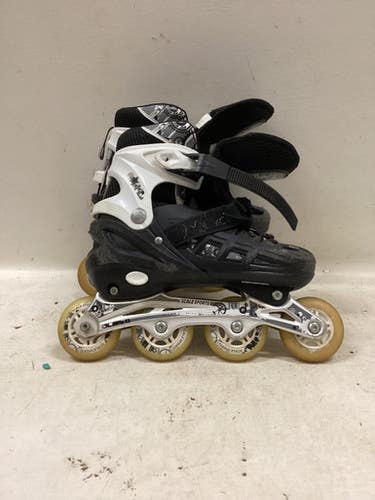 Used SCALE SPORTS ADJ Senior Rec Fitness Skates White Adjustable 11725-S000500377
