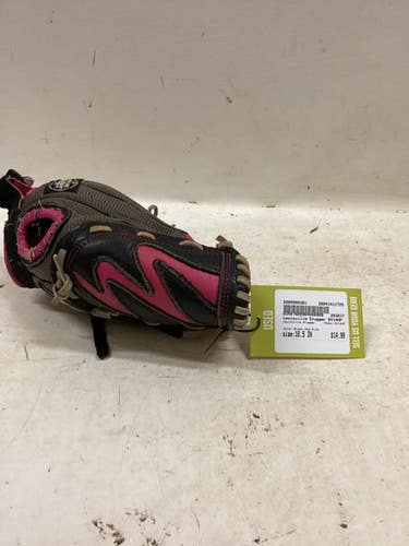 Used Louisville Slugger DV14HP RH Throw Fastpitch Gloves Black And Pink 10 1/2" 11725-S000500381