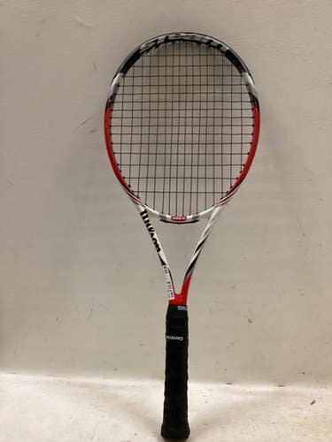 Used Wilson STEAM 105S Adult Tennis Racquet Red 4 3/8" 11725-S000500384