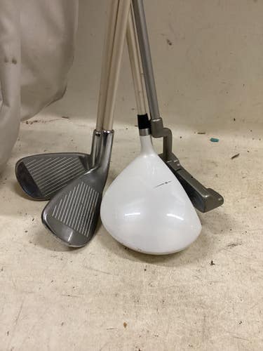 Used Wilson ULTRA JR Jr Package Set RH White And Purple 5 Piece 11725-S000500463