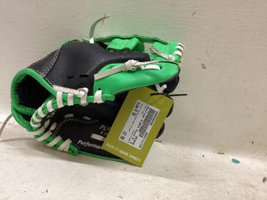 Used Rawlings PL90LG BB/SB Glove RH Throw Black And Neon Green 9" 11725-S000500488