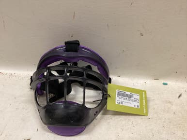 Used SPORTSHIELDS FIELDERS MASK BB/SB Fielders Mask Black And Purple One Size 11725-S000500505