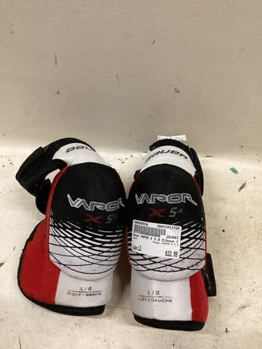 Used Bauer VAPOR X 5.0 Junior Elbow Pads LG 11725-S000500538