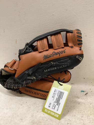 Used MacGregor BBMESHXX BB/SB Glove RH Throw Brown And Black 12 1/2" 11725-S000500559