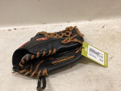 Used Rawlings PPE1125MTB BB/SB Glove RH Throw Black 11 1/4" 11725-S000500569