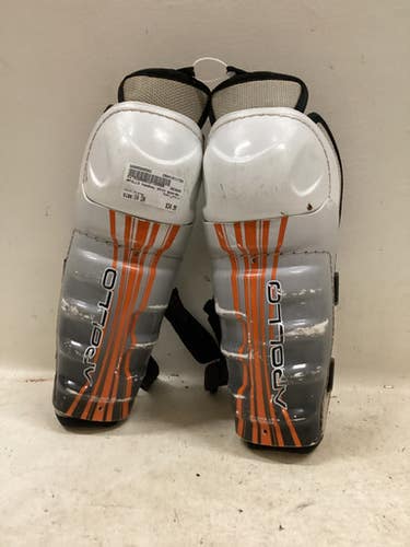 Used APOLLO Intermediate Shin Guards Orange 14" 11725-S000500592