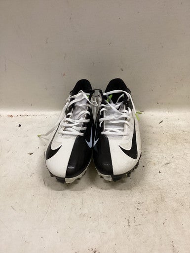 Used Nike VAPOR ELITE LAX Cleats Mens Black And White Senior 11 11725-S000500624