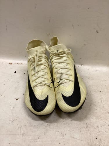 Used Nike ZOOM SUPERFLY 9 ELITE FG Soccer Cleats Almond Senior 6.5 11725-S000500627