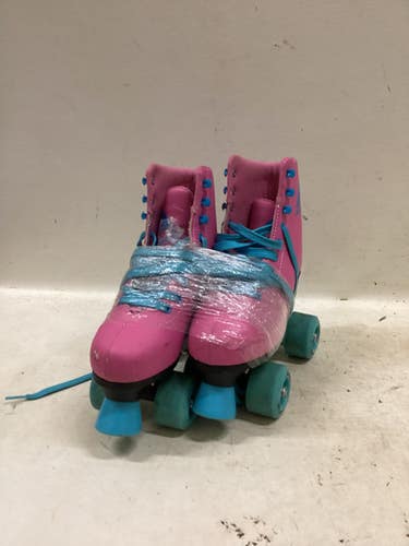 Used APOLLO ADJ 12-2 Child Roller Quad Skates Pink Adjustable 11725-S000500672
