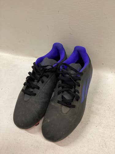 Used Adidas Soccer Cleats Black And Royal Blue Senior 9.5 11725-S000500725