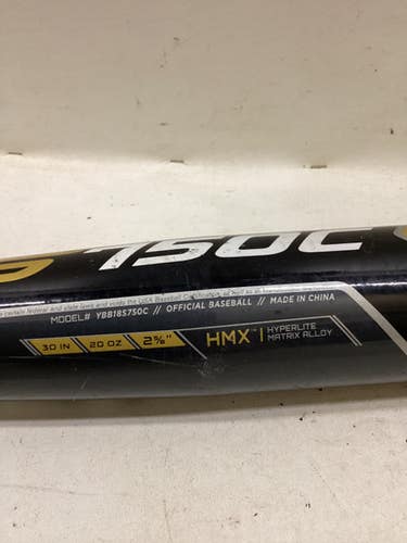 Used Easton S750C BB/SB USA 2 5/8 Bat 30" 11725-S000500705