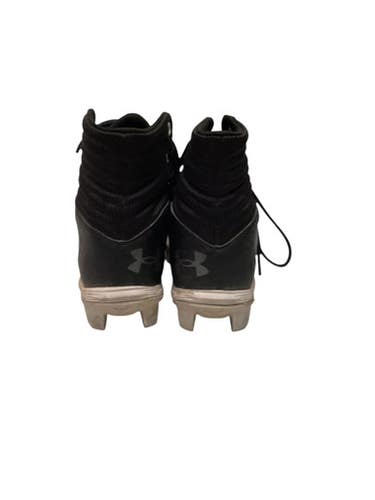 Used Under Armour BASEBALL CLEAT YTH SZ 2 BB/SB Cleats Black Junior 02 11443-S000204889