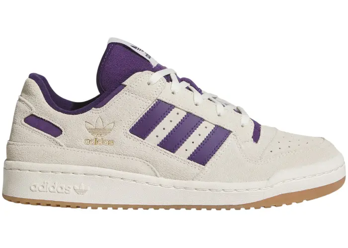 Size 7 - adidas Forum Low CL Off White Violet Gum JS1099