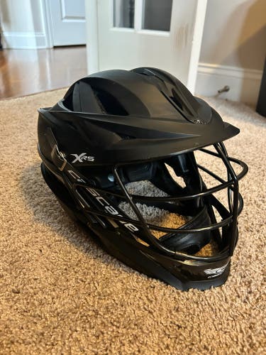 Custom Matte Black Cascade XRS Helmet Youth (Used)