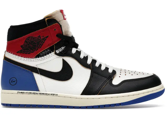 Size 10 - Jordan 1 Retro High OG SP Fragment x Union LA Varsity Red Sport Royal