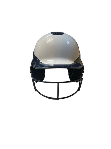 Used RIP-IT BLACK AND WHITE HELMET Batting Helmet w/Mask Black MD 11706-S000375622