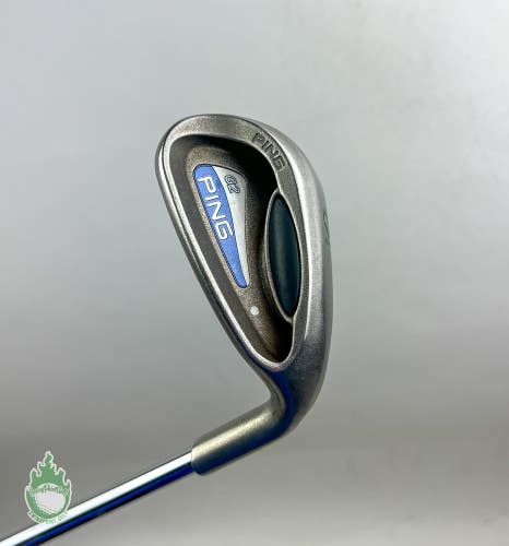 Used Right Handed Ping G2 White Dot Sand Wedge Stiff Flex Steel Golf Club