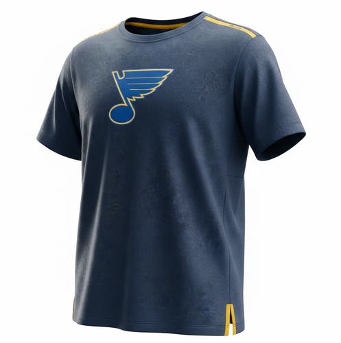Fanatics Authentic Pro St Louis Blues Navy Blue T-Shirt (New) 93871