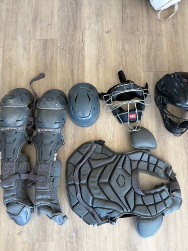 Black/Gray EvoShield Catcher's Set (Used)