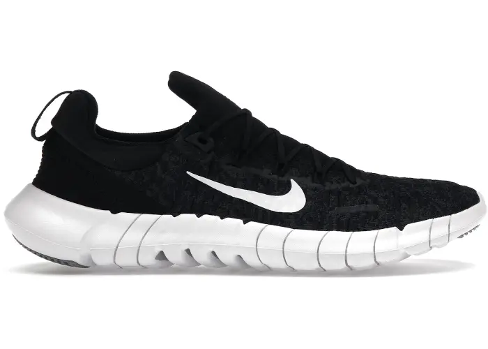 Size 9.5 - Nike Free Run 5.0 Black White (2021) CZ1884-001
