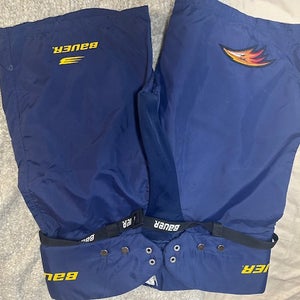 Pro Stock Bauer Large Atlanta Thrashers Navy Pant Shell