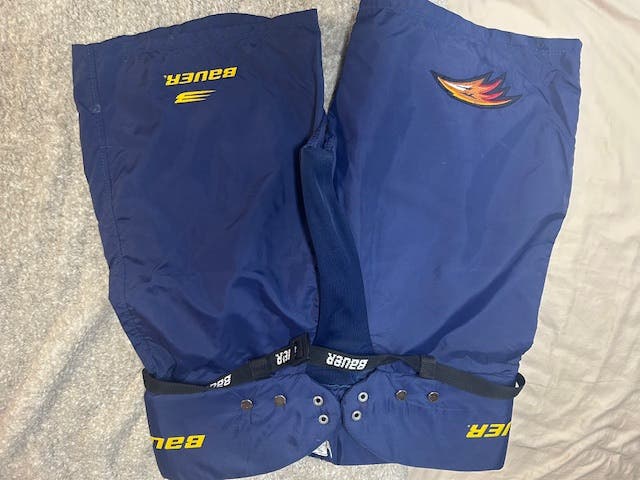 Pro Stock Bauer Large Atlanta Thrashers Navy Pant Shell